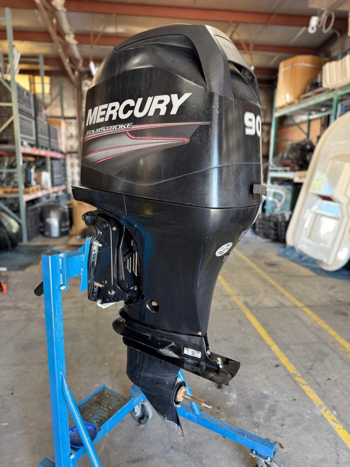 2013 Mercury 90 HP 4-Stroke Outboard Engine — Complete Package